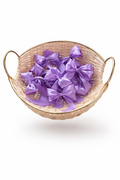 Purple Satin Bows - 2 Loop