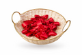 Wine Red Satin Bows - 2 Loop