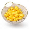 Yellow Satin Bows - 3 Loop
